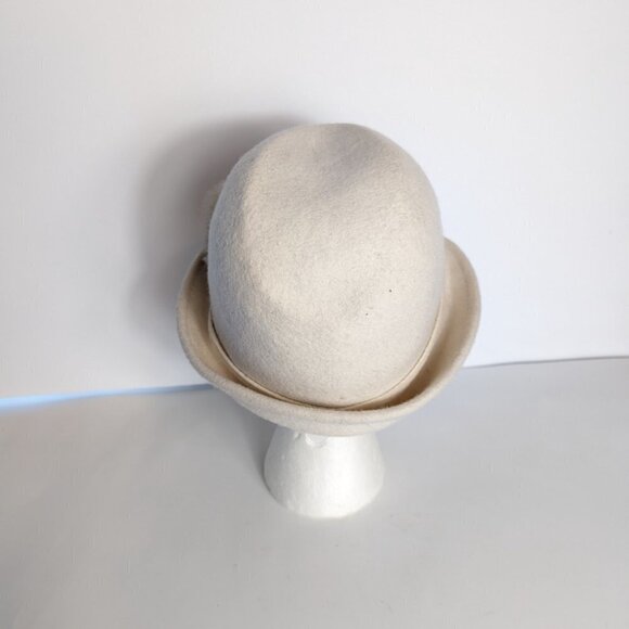 Wool Fedora Christy's Crown Series Tony Merenda Retro Hat Flower Tuft - Picture 4 of 8